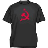 Russian CCCP Hammer and Sickle Flag Logo Men's Tee Shirt in 12 colors Small thru 6XL