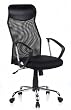 Hjh Office 634000 Si�ge de Bureau-Fauteuil de Direction Futura 2200 Tissu Maille Noir Chrom�