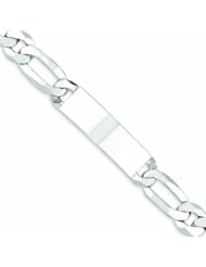 Genuine .925 Sterling Silver Id Bracelet 40.9 Grams 7.5 Inch Length. 100% Satisfaction Guaranteed.