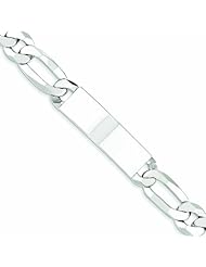 Genuine .925 Sterling Silver Id Bracelet 46.3 Grams 8.5 Inch Length. 100% Satisfaction Guaranteed.