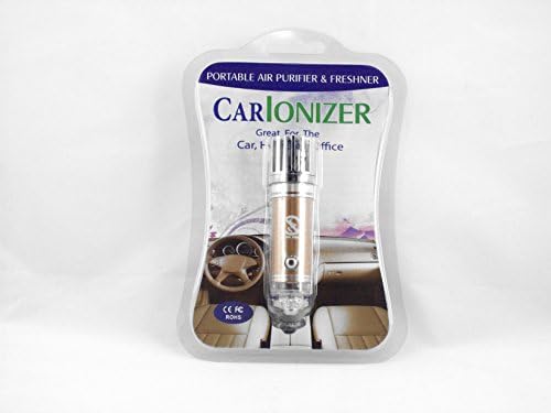 Travel Size Ionizer Air Purifiers and Freshener for Car, Home or Office - GOLD