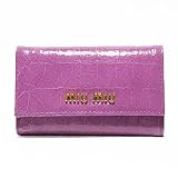 MIUMIU ミュウミュウ クロコ調 6連キーケース 5M0222 ST.COCCO ORTENSIA[並行輸入品]