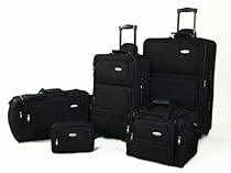 Hot Sale Samsonite 5 Piece Nested Luggage Set, Black