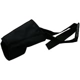 Foxnovo 16cm Adjustable Nylon Pet Dog Puppy Safety Muzzle Mouth for Stopping Biting Barking Nipping Chewing (Black)
