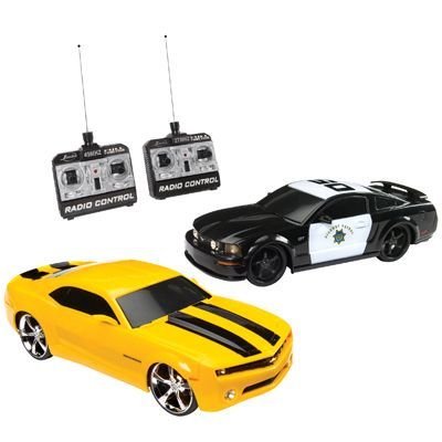 Jada RC Camaro and Mustang
