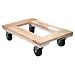 Vestil HDOF-1624-12 Flush Deck Hardwood Dolly, 1200 lbs Capacity, 24" Length x 16" Width x 6-3/4" Height Deck