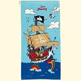 Die Spiegelburg 93941 - Spiegelburg - Badetuch Capt'n Sharky (mit Schiff)