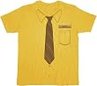 The Office Dwight Neck-Tie Work Shirt Mustard T-shirt Tee