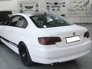 35% Matte Black-Out Vinyl Headlight Taillight Tints For HONDA Civic