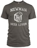 Vintage Distressed Newman Beer Lover Tri-Blend T-Shirt