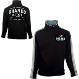 Old Time Hockey San Jose Sharks Shakedown 1/4 Zip Fleece Large