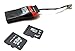 (3x) 2GB Micro SD Card with SD Card Reader for PDA, MP3/MP4/MP5/Phone/Digital Camera (3 Pack- 2GB Mix Brand + 1 SD Reader)