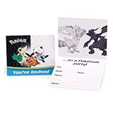 Pokemon Black and White - Invitations (8) Party Supplies