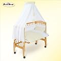 FabiMax Beistellbett / Stubenbett BabyMax pro mit Vollausstattung Hanna, 5 Farben zur Auswahl