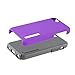 INCIPIO DualPro Two Layer Case for iPhone 5C - Retail Packaging - Purple and Gray