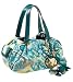Juicy Couture Resin Flower Baby Fluffy Bag Purse Green Yellow Multi