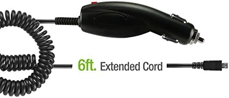 LG Optimus Fuel Black Car Sonne Economy Charger with Coil Cord and Intelligent IC Chip from BuyDinaGirl