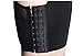 Breathable Super Flat Les Lesbian Tomboy Compression 3 Rows Clasp Chest Binders (Small, Black)