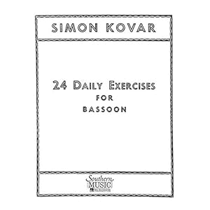 24 Twenty Four Daily Exercises For Bassoon