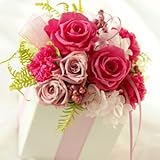 フラデコ プリザーブドフラワー 【メアリー】 ピンク！