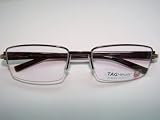 Tag Heuer - TAG Heuer TH8204 Col.005 Black Fiber Semi-Rimless Frame 56mm Eyeglasses