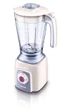 Philips - Batidora Vaso Hr216040, 600W, 2L, Veloc.Variable+Turbo, Blanca