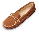 Minnetonka Traditional Pile Lined Softsole in Brown