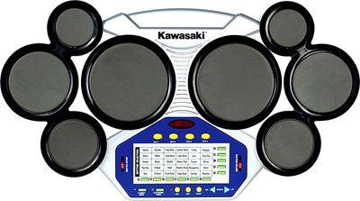Childrens Toyshop  Musical Instruments : Kawasaki Digital Drum set w/stand