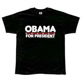 Obama For President Black T-Shirt