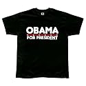 Obama For President Black T-Shirt