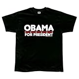 Obama For President Black T-Shirt