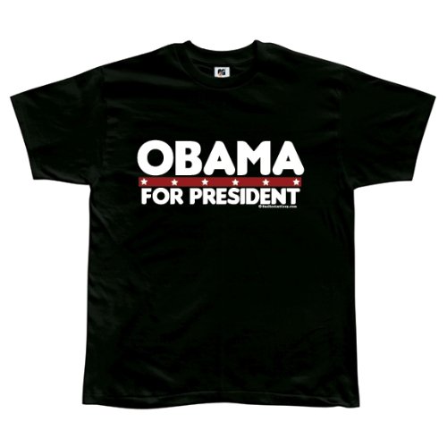 Obama For President Black T-Shirt