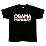 Obama For President Black T-Shirt