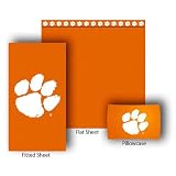 Clemson Tigers NCAA Sheet Set (Full/Queen)