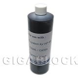 Gigablock Pint(470ml) Pigment based Black Refill Ink for CIS System HP Officejet Pro K550, K5400, K8600, L7000, L7380, L7400, L7480, L7555, L7580, L7680, L7780 - Made in USA