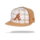 Atlanta Braves Mimicry 5950 MLB Baseball Cap (Wheat)