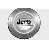 97-06 Jeep Wrangler TJ or 07-12 Wrangler JK 02-07 Liberty Hard Tire Cover Silver by Mopar