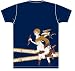 WORKING!! デザインTシャツ NAVY ウェイトレス サイズ：LL