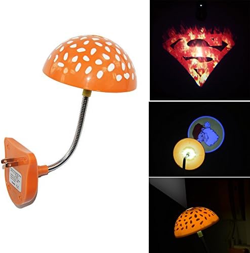 Fire Flame Superman S badge shield weapon Night Bedroom Children room bar hotel Mushroom Ceiling roof LED logo shadow projection projector light sleeping lamp Infrared Sensor