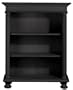 Salem Three shelf Bookcase, THREE-SHELF, CHESHIRE BLACK