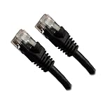 Black Ethernet Network, Patch Cable, Molded Snagless Boot, 50 feet - Connects computer to... by