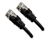 Black Ethernet Network, Patch Cable, Molded Snagless Boot, 50 feet - Connects computer to network or router via the CAT5E RJ45 connection