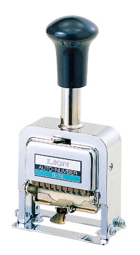 Lion Pro-Line Heavy-Duty Automatic Numbering Machine, 8-Wheel, 1 Numbering Machine (B-78) On Sale