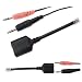 Soytich Headset-Telefonadapter: 2x Klinken-Buchse 3,5mm auf RJ10-Stecker