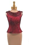 Beaded Print Top - Best seller for Evening, Formal, Party, Wedding, Separates by Sean Collection (10195)