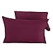 Honeymoon 1800T Brushed Microfiber 4PC Bedding Sheet Set, Sheet & Pillowcase Sets - Queen, Purple Eggplant