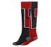 The Salomon Elios 2 Ski Socks 2-pack have the following features: These Salomon ski socks for men come in a set of 2 pairs. The women's socks have an elastic upper part to keep the socks in place. The front side of these red and grey socks contain thick, shock absorbing material for good protection. Stretch fabric is applied around the ankle for an improved fit and protection. Specifications: Pair of red and pair of grey Salomon ski socks Extra reinforced leg part for shock absorption and comfort Stretch fabric around the ankle for protection and comfort Tags: ski socks, ski socks men, ski wear, ski accessories.