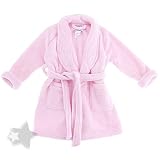 Pink Plush Bath Robe for Toddlers and Girls