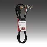 4-Wire Dryer Cord 30A Closed Terminal Heavy Duty