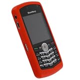 BLACKBERRY OEM HDW13021003 Red Silicone Skin Cover Case for Blackberry Pearl 8100 8100c